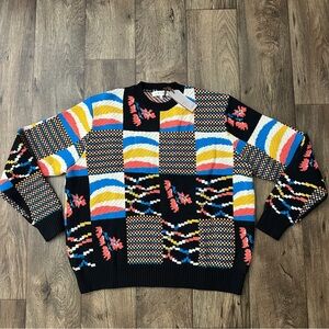 Vaara Motif 100% Cotton Sweater Women’s Size XL Multicolour